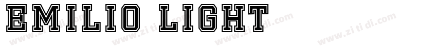 Emilio Light字体转换